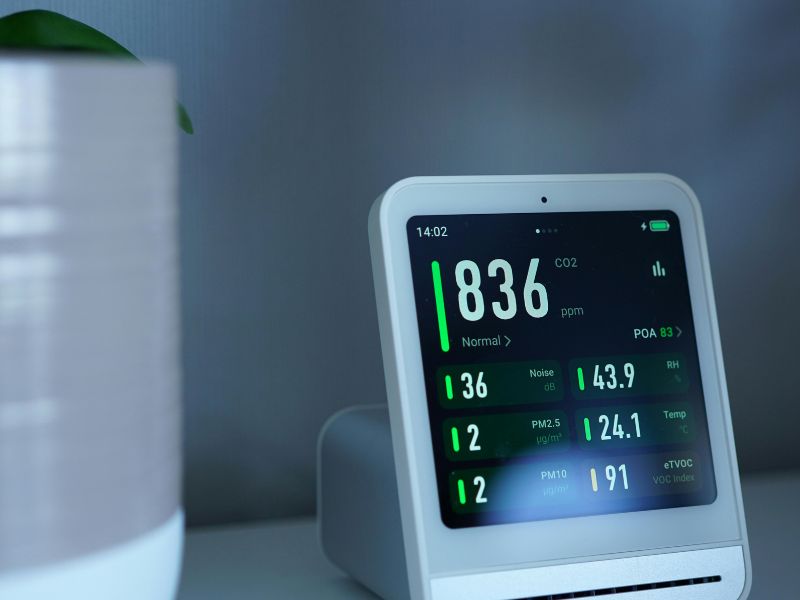 Concentração de CO₂ em Ambientes Fechados