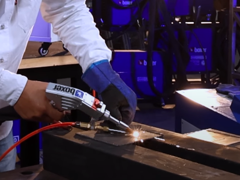 solda a laser como funciona industrial
